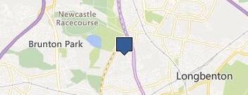 Loft Ladder Newcastle location map