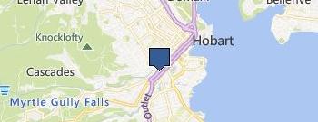 Hobart Concrete Professionals location map