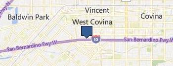 HUSTLER® Hollywood West Covina location map