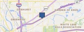 HUSTLER® Hollywood Fort Worth location map