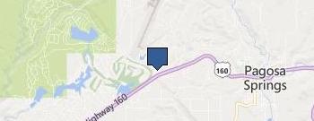 Pagosa Central Mgmt Reservations Inc location map