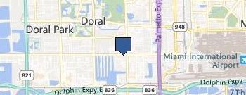  1-800-Radiator of South Florida location map