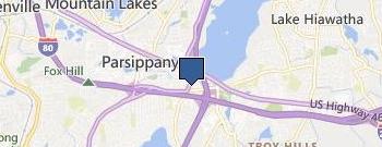 Light grey bedding location map