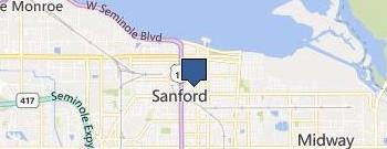 Sanford Transportation location map