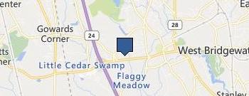 West Bridgewater Locksmith location map