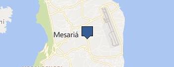 Santorini car rentals location map