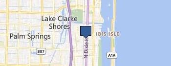 Lake Worth AC Expert location map