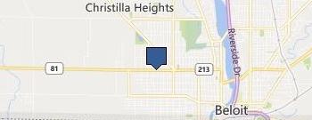 The Beloit Mattress Company location map