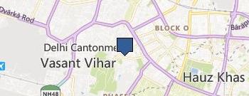 Dermatology Clinic in New Delhi location map