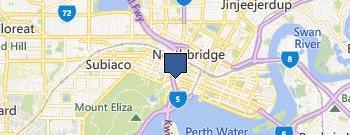 Furniture Movers Perth location map