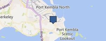 Landscaping Wollongong location map