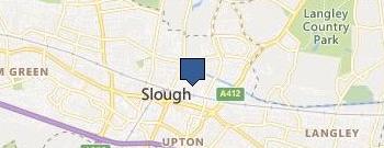 The Slough Business Awards location map