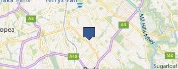 Ryde Chiropractic location map