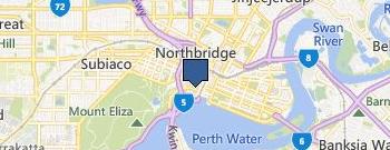 Pool Table Removals Perth location map