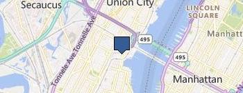 Weehawken Locksmith Service location map