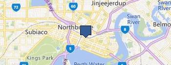 Office Removalists Perth location map