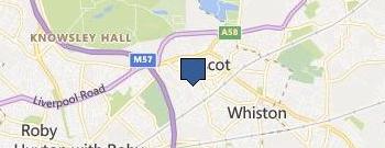 Scrap Car Prescot location map