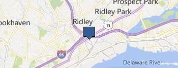 Crum Lynne  Locksmith Service location map