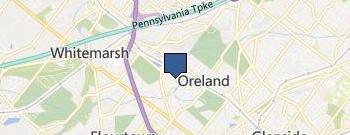 Oreland Locksmith Store location map