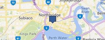 CBD Movers Perth location map