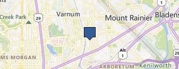 Washington DC Express Locksmith location map