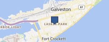 Galveston Island Ghost Tours location map
