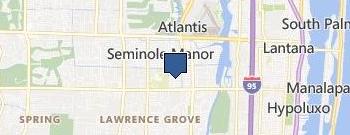 Inpatient Lake Worth Drug Program location map