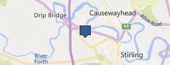 AM Sandstone Restoration Stirling location map