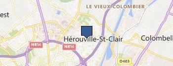 Couvreur Caen - Nettoyage démoussage rénovation toiture location map