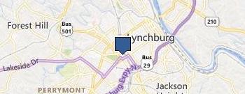 Security Lock & Key Lynchburg location map