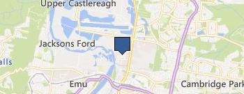 Hard cut Concrete Sawing and Drilling location map