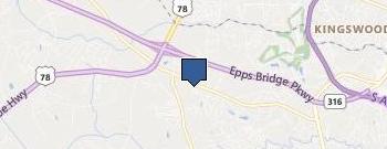 Athens Upper Cervical Chiropractic location map