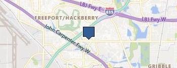 DFW Black Limos location map