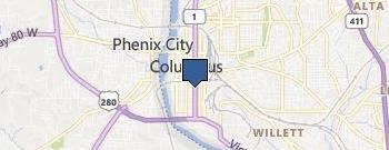 Falcon Painting location map