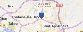 Dépannage auto remorquage Dijon location map