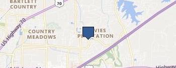 Five Star Bath Solutions of Memphis location map