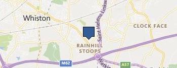 Rainhill Hall location map