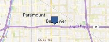 Box-n-Go, Local Moving Company Bellflower location map