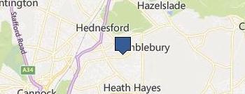 Red & Gray location map