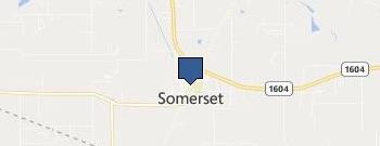 Locksmith Somerset TX location map