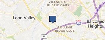 Residential Locksmith San Antonio TX location map