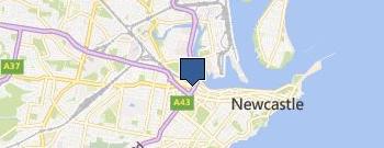 CBD Hotel Newcastle  location map