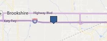 TX Locksmith Brookshire location map