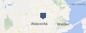 Locksmiths Atascocita location map