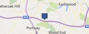 Shirley Heath Trees location map