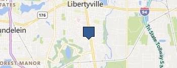 X Golf Libertyville location map