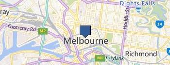 Drainfast Curtain Cleaning Melbourne location map