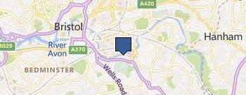 The Beauty House Bristol location map