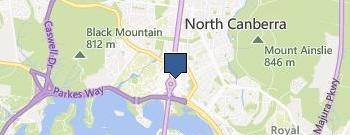 Nation Carpet Cleaning Canberra location map