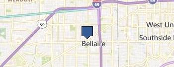 Locksmith Bellaire TX location map